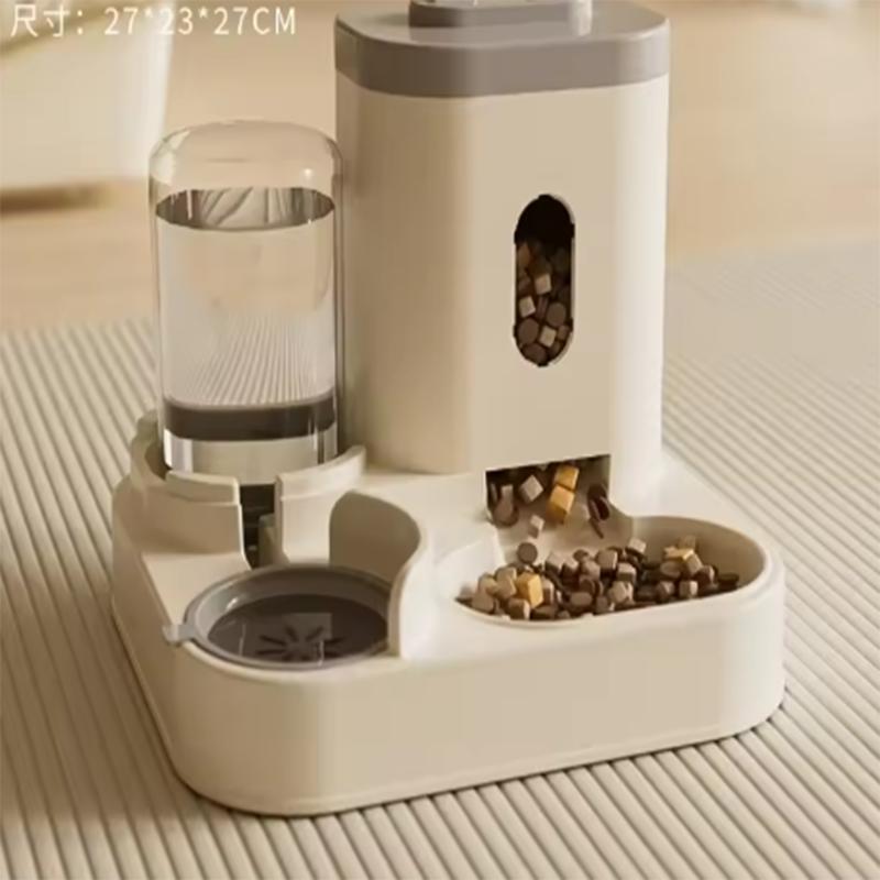 Automatic 2-in-1 Feeder Dog Food Bowl and Water Feeding Device Pet Large Food Dispenser Puppy Pet Kitten Bowl Accessories