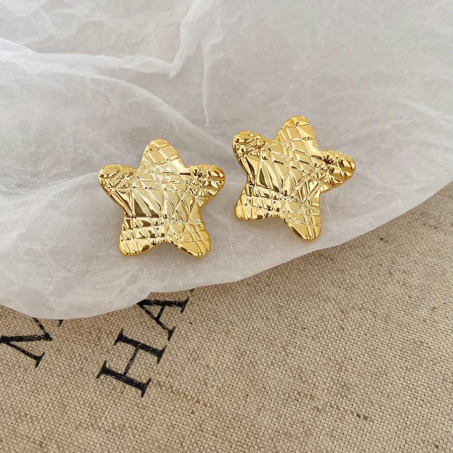 

Silver Needle Star Stud Earrings: Elegant, Versatile, and Luxurious.