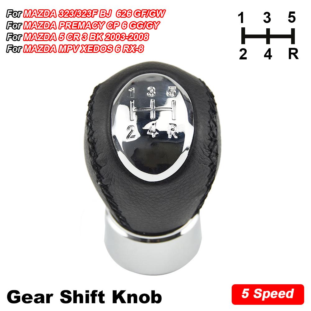 Manual Car Hand Speed Gear Stick Shift Knob For Mazda 6 GG/GY 5 CR 3 BK 323/323F BJ MPV PREMACY CP 626 GF/GW XEDOS 6 RX-8