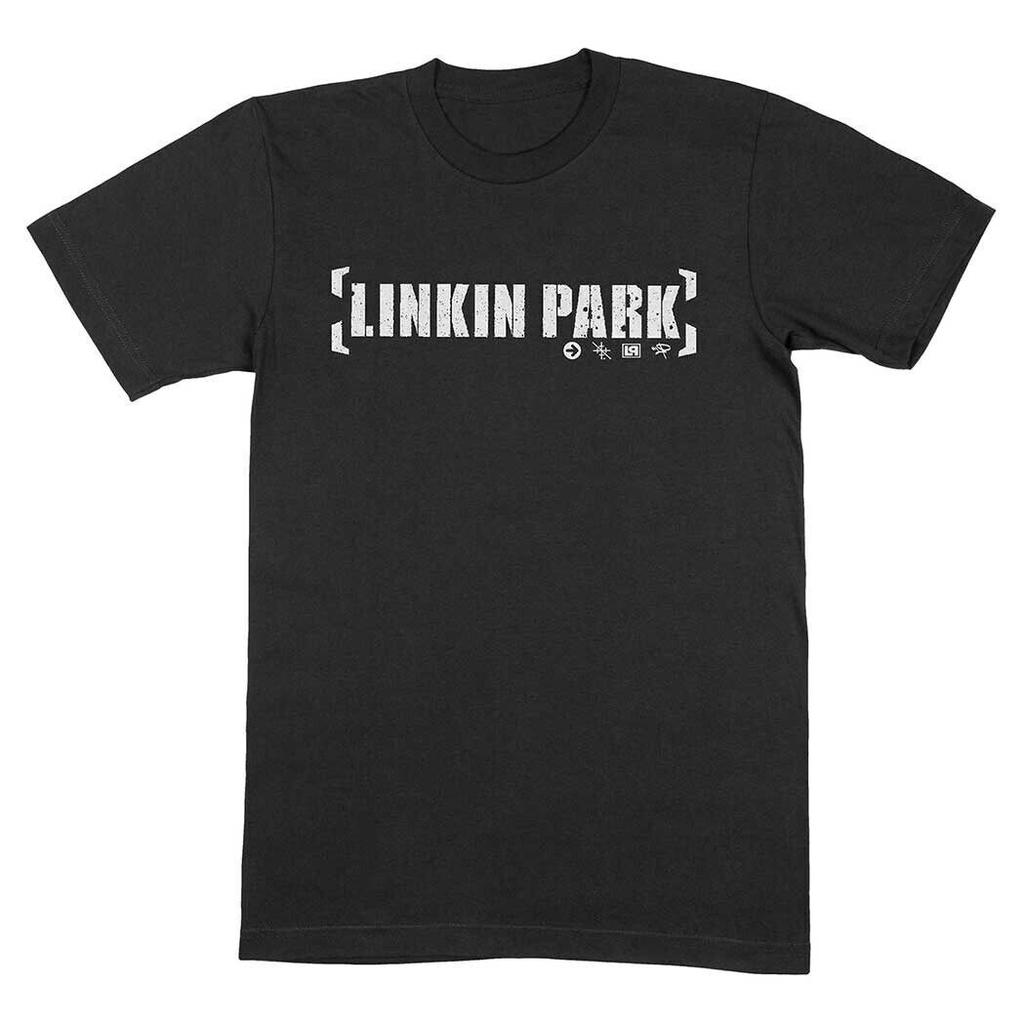 Unisex shirt Cotton Oversize Large Size Linkin Park Bracket Rock Band Black Official