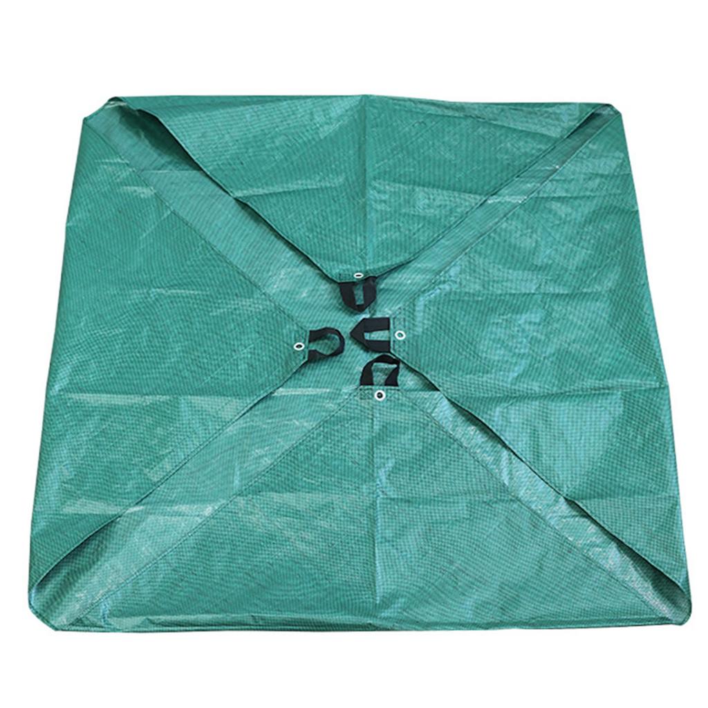 Garden Leaf Tarp Waterproofing Thick Large Size Multifunctional Foldable Yard Leaves Hauling Tarp