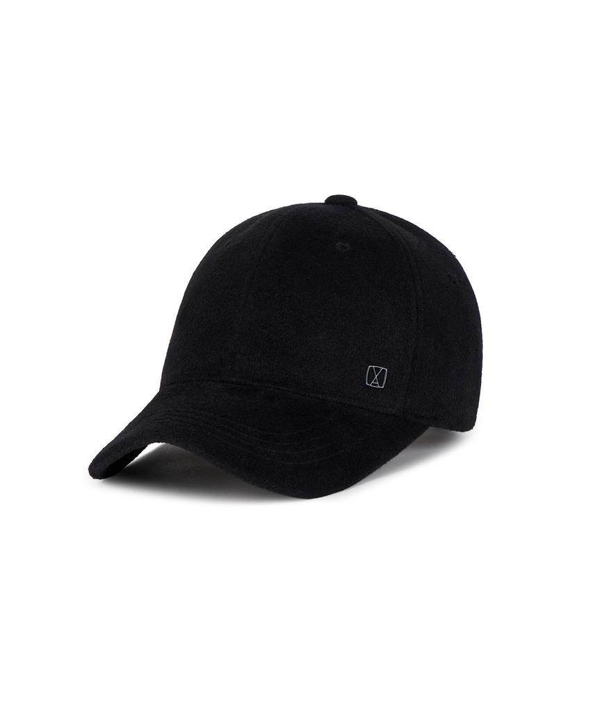 Bajal Va Square Wool Ball Cap Black
