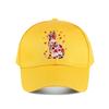 Floral Rose Cat With Hearts Wall Decor Baseball Cap Fashion Unisex Sunhat Womens Outdoor Sports