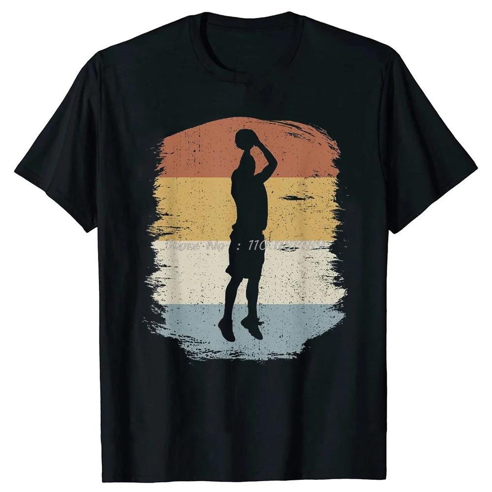Men Clothing Basketball Heartbeat TShirt Men Birthday Gifts Short Sleeves Funny Tees Fashion Graphic Tshirts Sport Lover