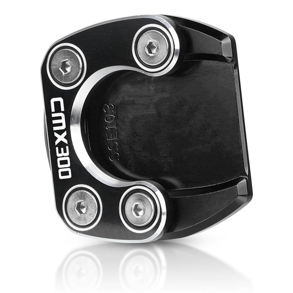 Мото для Honda Honda Rebel 300/500 2017 2018 2022 2023 Расширение для боковой подставки для ног Боковая подставка Black-CMX300