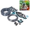 Sistema de Irrigação por Gotejamento 32,8 pés 8 Furos Ajustável Nebulização Precisa Kit de Aspersor de Irrigação por Gotejamento para Jardim Estufa Gramado
