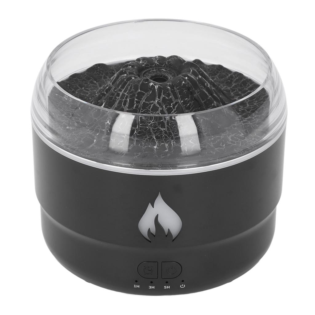 Diffusore di Oli Essenziali a Fiamma 280ml Umidificatore Luce LED a 7 Colori Diffusore Silenzioso per Aromaterapia per Casa Camera da Letto Ufficio