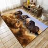 3D Printed Horse Carpets Kids Bedroom Large Animal Area Rugs for Living Room Anti-slip Child Game Soft Floor Mat Home Decoration