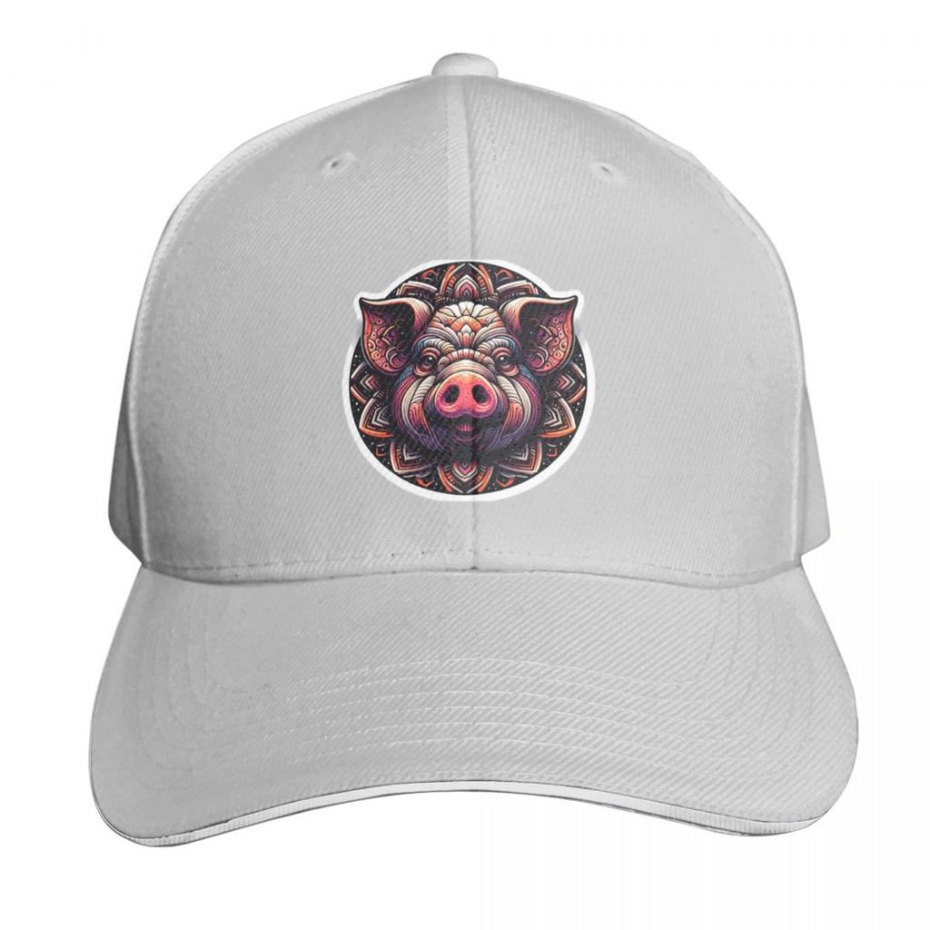 Lunar Sign Pig Unisexdala Zodiac Baseball Cap fishing caps Unisex tactical cap Unique hats fun hats Unisexs Tennis Womens