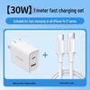 UGREEN 30W Dual-Port Charger for iPhone 15/13, iPad, Huawei, Android