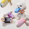 Shoe-Shaped Pet Squeaky Toy - Durable, Interactive Teething Toy for Pets, No Batteries Required (Random Color)