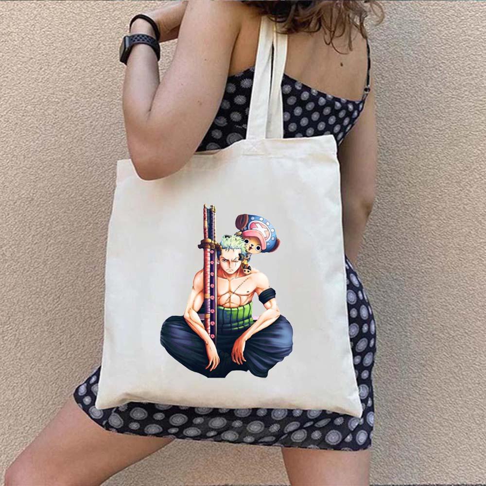 One Piece Luffy Aufdruck ein Schulter Canvas Tasche 7540