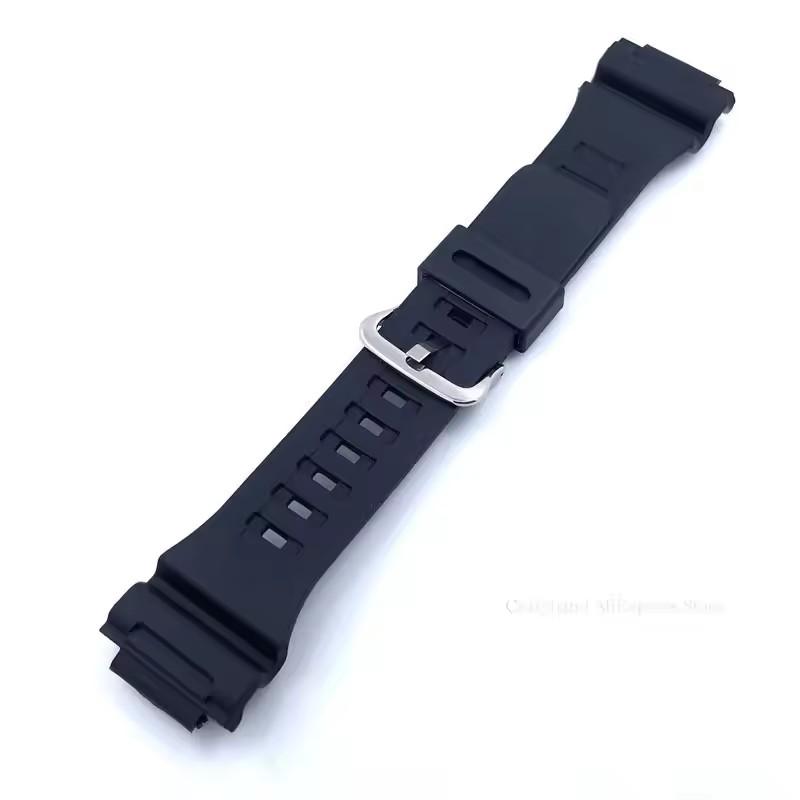 For Casio AQ-S810W AEQ-110W W735H/736H Watch Chain Male and Female Resin Soft Comfortable Silicone Watch Strap 18mm