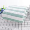Striped Face Towel and Bath Towel Absorbent, Breathable Bath Towel and Hair Towel for Adults