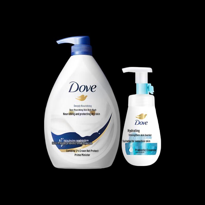 

Dove Deeply Nourishing Shower Gel & Cleansing Foam Set