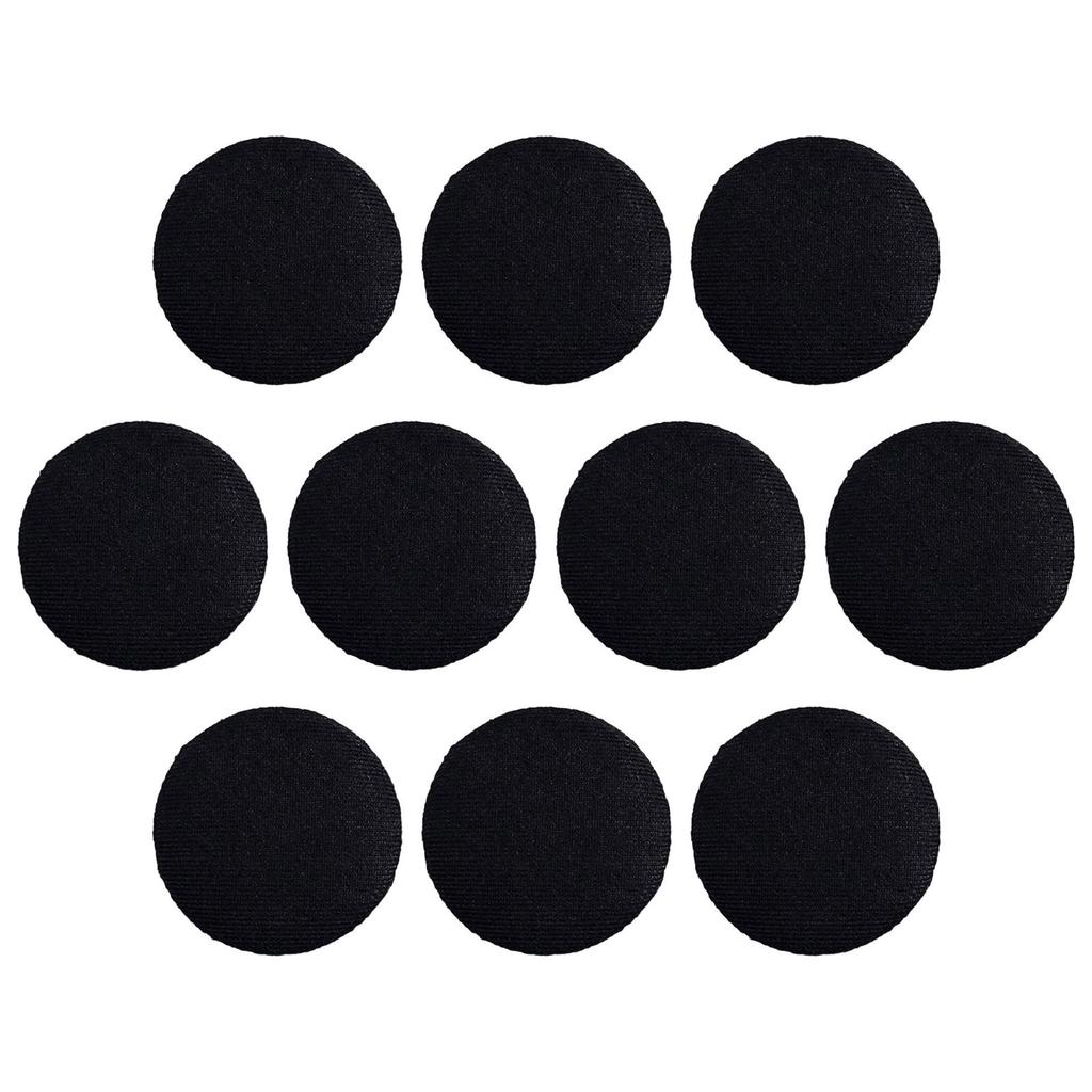 10x Fabric Cloth Covered Buttons Round Buttons Shank Buttons Sewing for Jackets Clothes Coats Formal Dress Garment Accessories