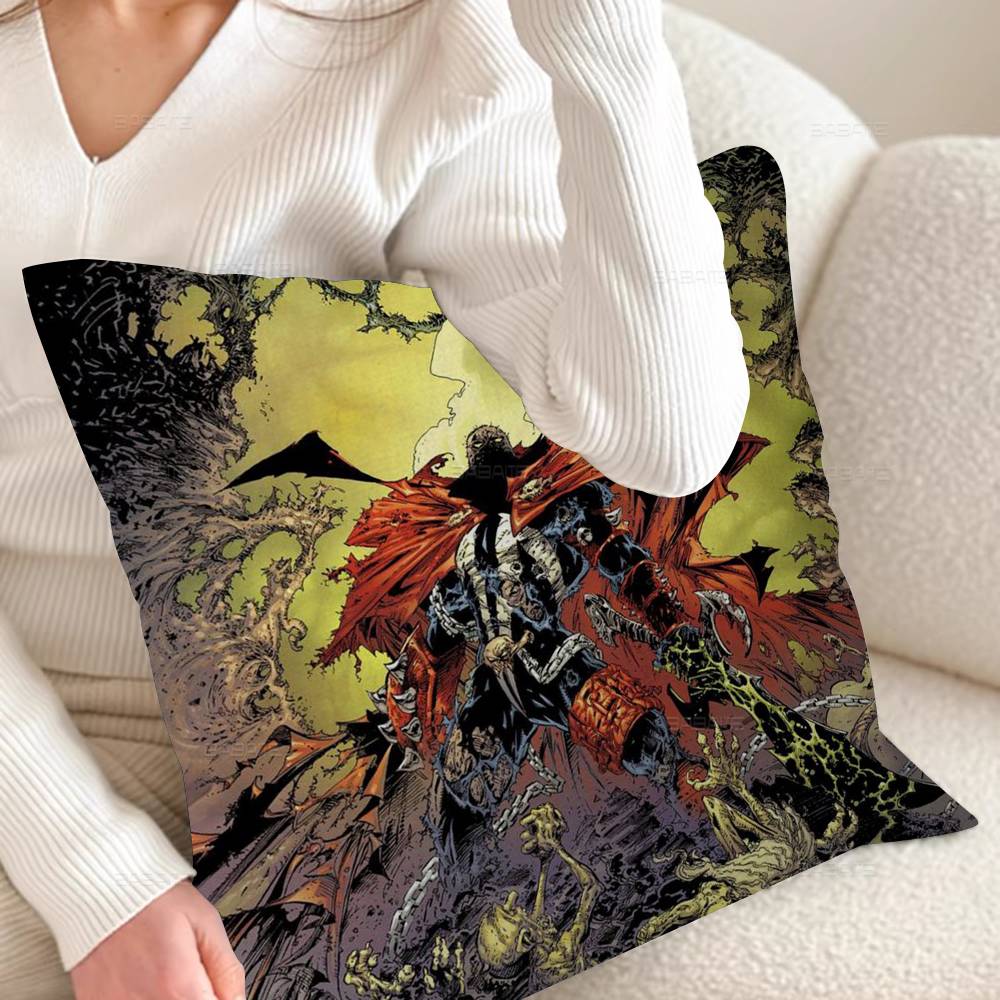 Supernatural Horror Film S-Spawn Cushion Cover Pillow Cover Decor Pillowcase Printed Cushion Case For Couch