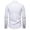 Men's Bird Print Dress Shirt Long Sleeve Casual Formal Top for Men Spring Autumn Fashion Multi-Color Male Blouse