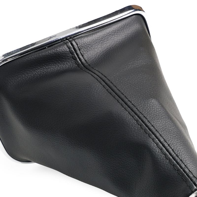 Car Gear Shift Knob Lever Shifter Stick Gaiter Boot Cover PU Leather 5/6 Speed