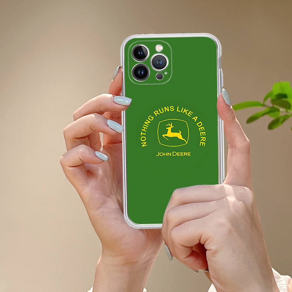 

Зеленый Грузовик J-John Для IPhone 17 16 15 14 13 12 11 Pro Max Plus Прозрачный Мягкий ТПУ Чехол для Телефона iPhone 16