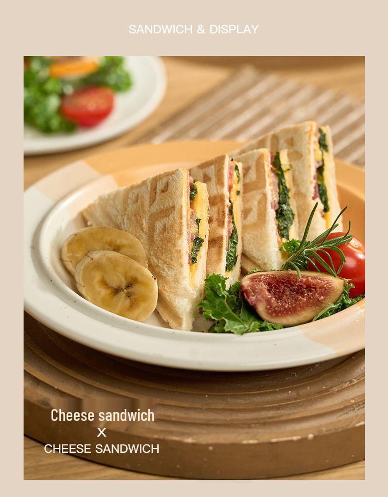 Double-Plate Multifunctional Breakfast & Waffle Maker for Home Use