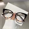 Vintage Cat Eye Glasses Anti Blue Light Ladies Women Luxury Eyewear Brand Designer Big Frame Eye Protection Reading Glasses