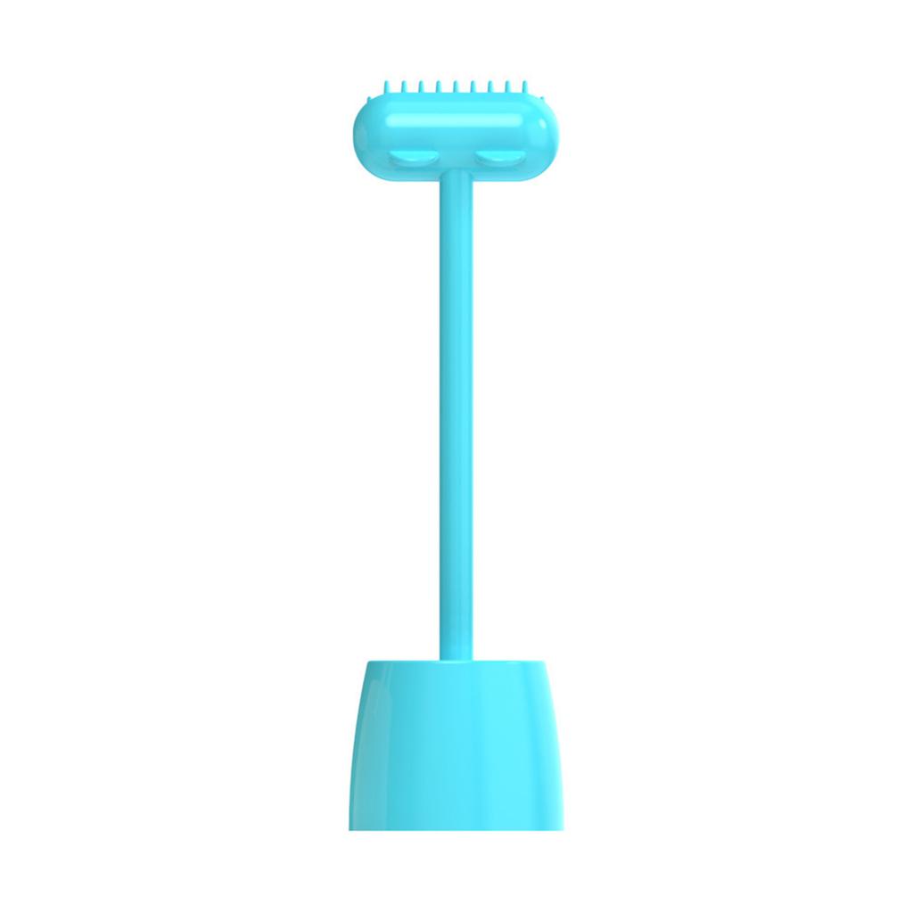 Cat Grooming Massage Combs for Short Long Furry Cat Interactive Toy Cat Supplies Remover Floating Hair Multicolored