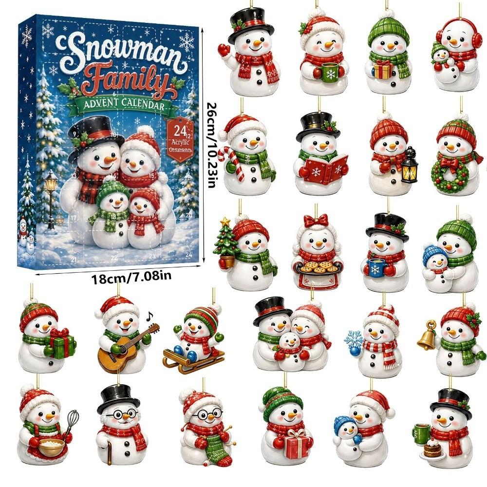 24-Day Advent Calendar 2026 Daily Unboxing Animals Mini Figurines Ideal Gift