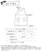 Monchichi Hello Kitty Apron for Nursery Side Quick Wrinkle Character Apron ma43962 [ON NISHIKI] Teachers, Women, Adults, Applique, Embroidery,