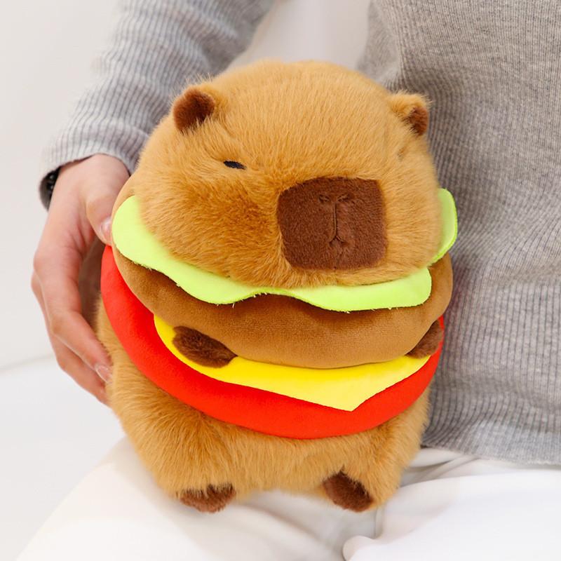 Capybara Plush Toy Stuffed Animal Pillow Soft Short Plush Gift For Girls