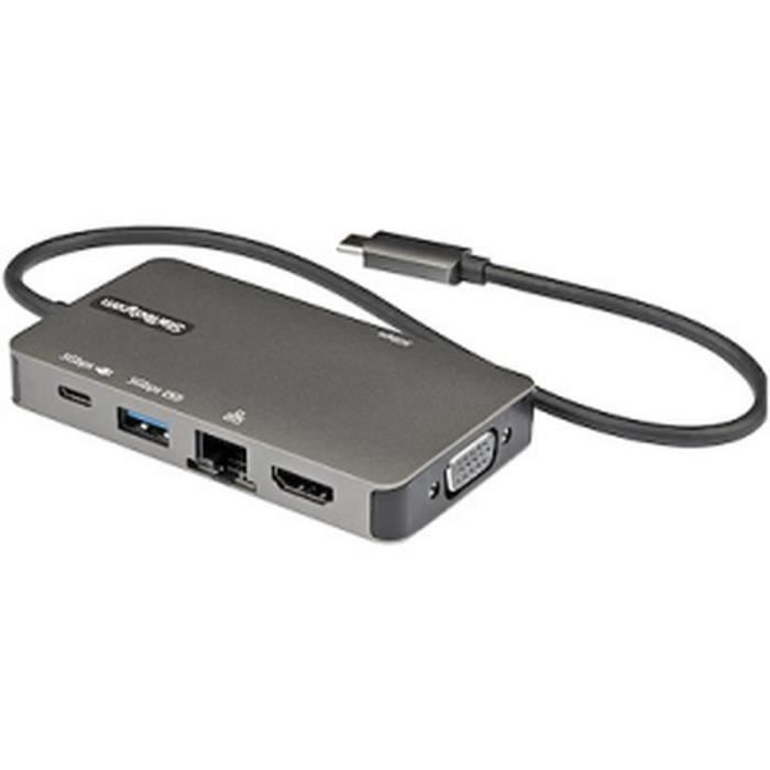 StarTech.Com - DKT30CHVPD2 - USB-C Multiport-adapter, HDMI 4K eller VGA, Mini Dock Type-C, 100W PD, 3x USB-A