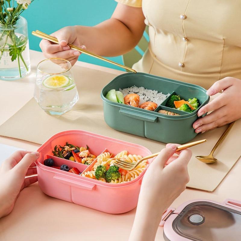 Insulated Lunch Boxes Office Workers Students Microwave Ovens High Aesthetic Bento Boxes Freshness Preservation Boxes