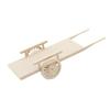 1/12 Dollhouse Simulation Wooden Assembled Cart Model Dollhouse Farm Tool Decoration Micro Scene Ornaments Pretend Play Toys