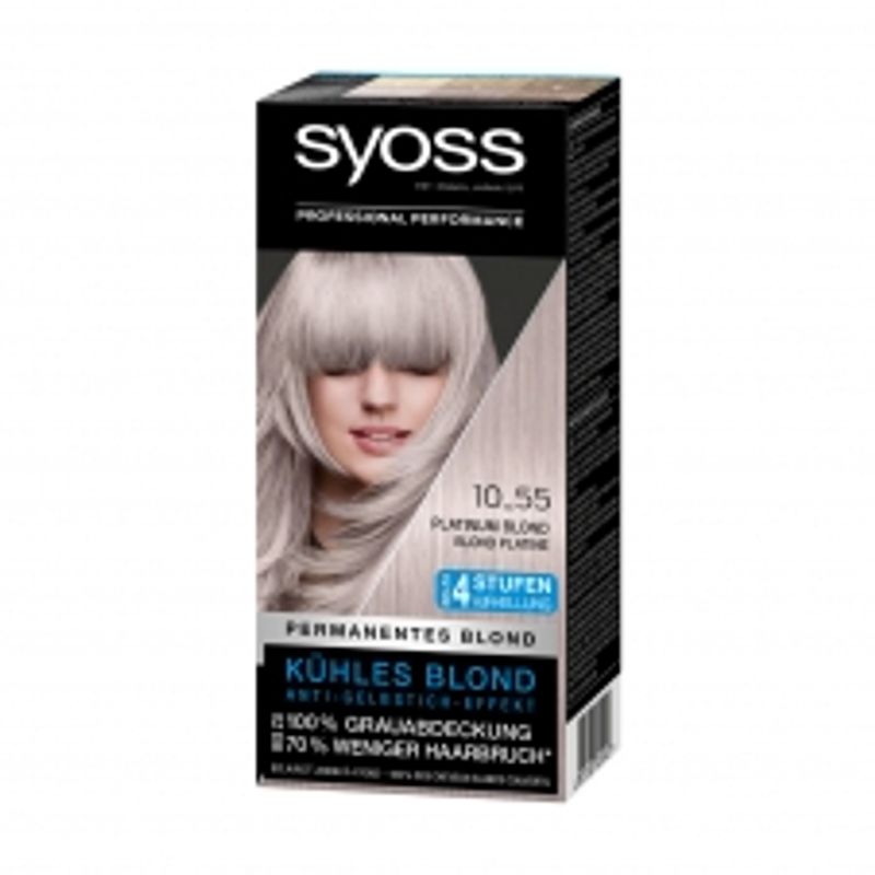 Cyos Краска для волос Платиновый Холодный Блонд 10-55 1 набор