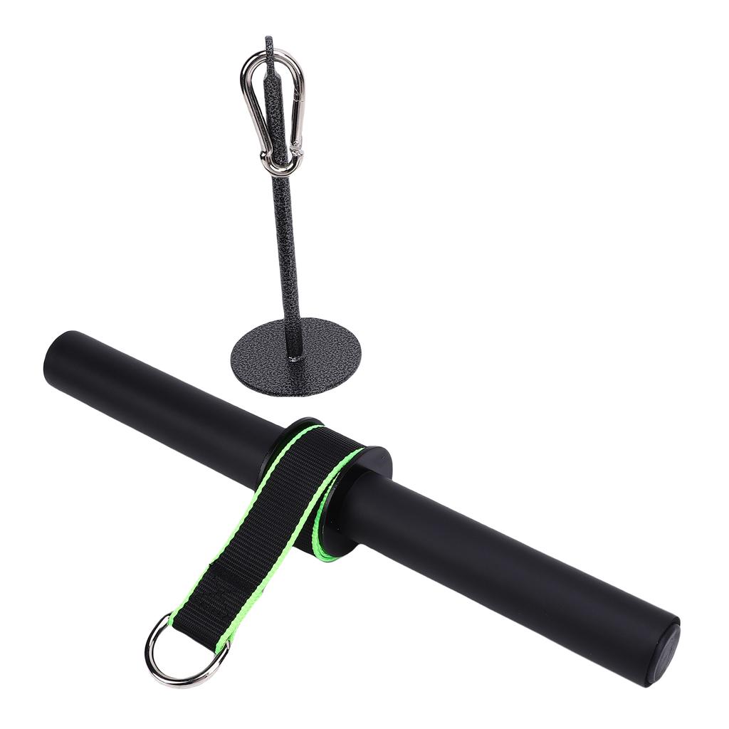 Wrist and Forearm Roller Non Slip Handle Strong Load Bearing Muscle Strength Wrist Roller Green