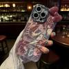 Gradient Cartoon Hello Kitty Case with 3D Bow Ears for Apple 17 Pro Max/15 Pro/13/XS/16E