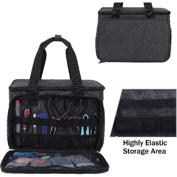 Sewing Basket Bead Organizers and Storage Adjustable Compartments Bead Storage Containers Diamond Painting Storage Jewelry Making Kits Organizer for