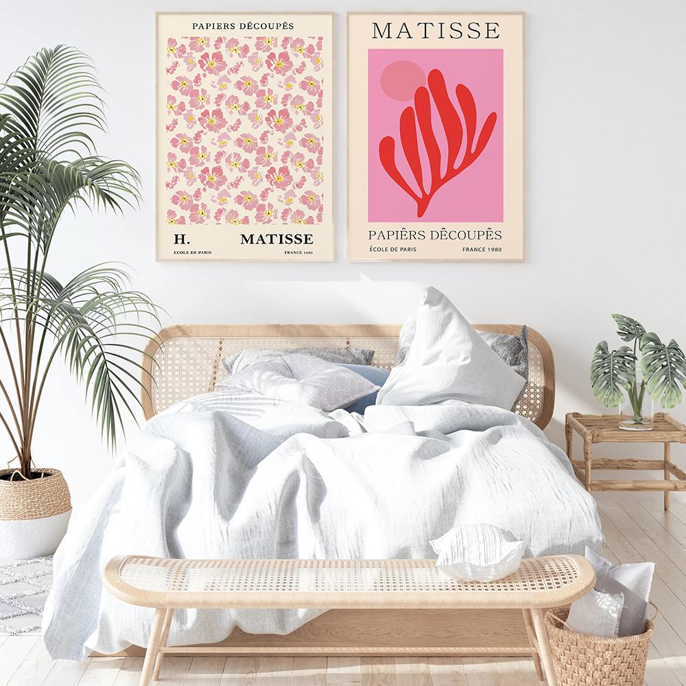 Flower Market Print Exhibition Poster Matisse Yayoi Kusama Abstract Wall Art Canvas Painting Nordic Living Room Decor Pictures