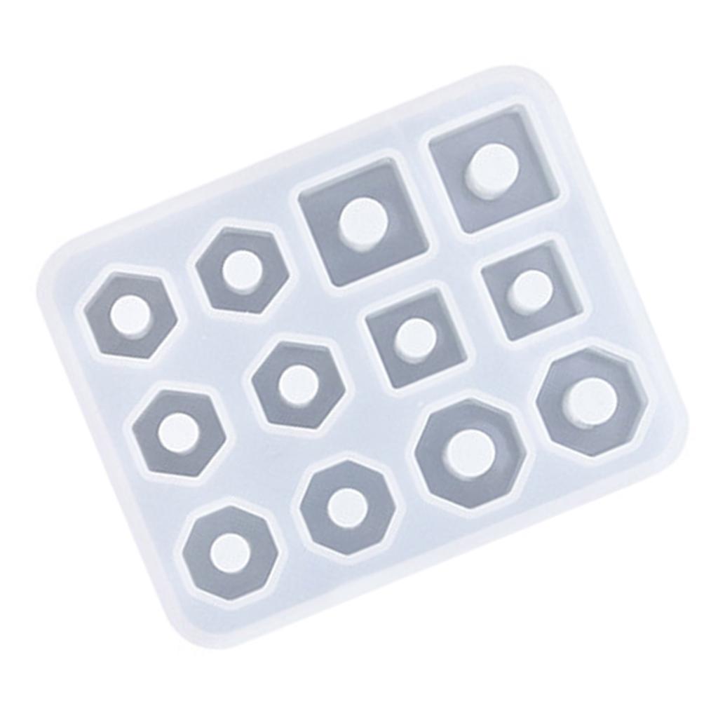 Reusable Silicone Molds Set For DIY Crafting Resin Beads Gems Pendants Multi Design Jewelry Accessories Making Supplies