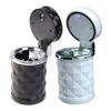 Portable Ashtray for Car Mini Trash Can Detachable Smokeless Ash Tray with LED