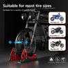 Motorcycle Trailer Heavy-Duty Iron Front Wheel Stand Wheel Chock Upright For Mount Trailer Rack Parking Fixed Frame Dirt Bike