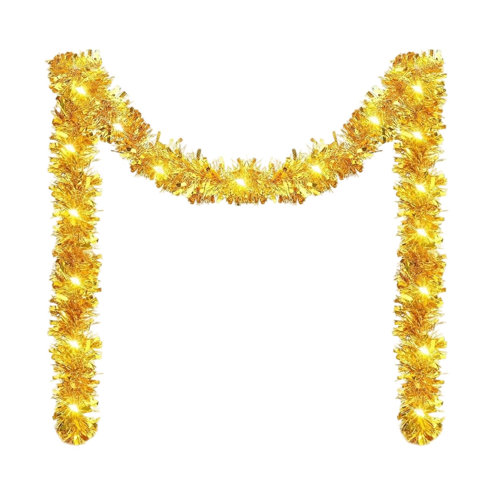 

Christmas Decorative Strip With Light Wool Strip, 5-meter Long With Colorful Lights One Size золотой