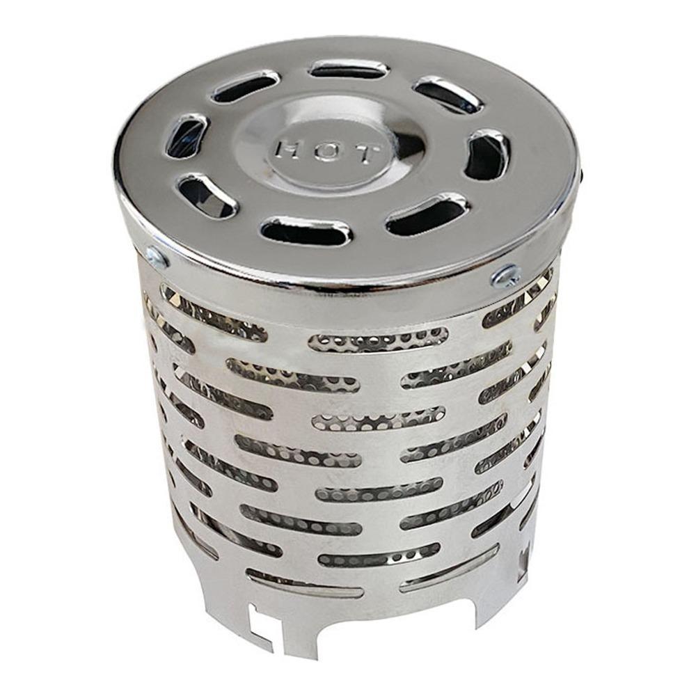 

Mini Camping Heater Stainless Steel Heating Cover Durable Emergency Heater Hiking