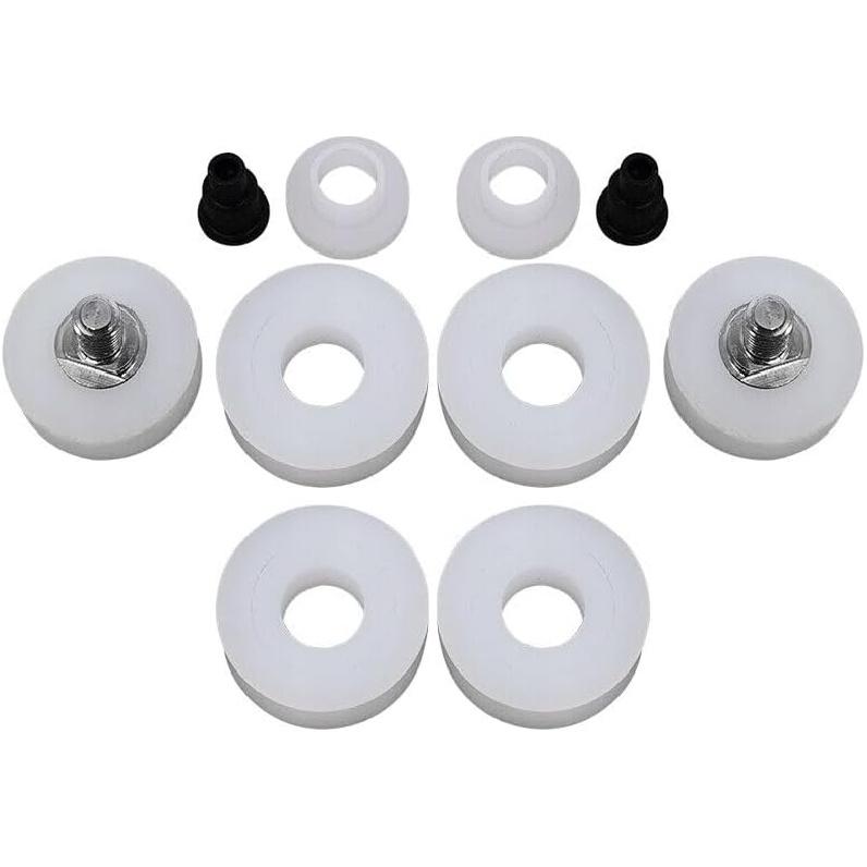 Tokinng Rear Quarter Window Rollers Replacement, Window Roller Rear Quarter Glass Set Compatible with GM Chevy Malibu Skylark GTO 1968-1972