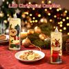 LED Electronic Candle Light Transparent Tear Acrylic Crystal Christmas Candle Christmas Pattern Decoration Crafts