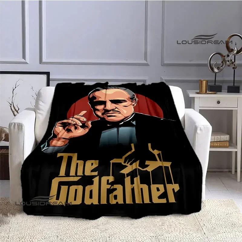The Godfather Retro Printed Blanket Picnic Blanket Warm Flannel Blankets Home Bed Linings Blankets for Beds Birthday Gift