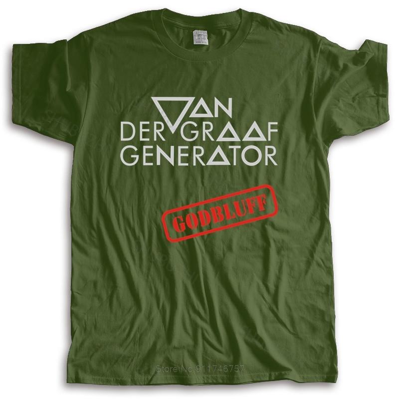 new fashion t-shirt men crew neck tees Van Der Graaf Generator - Godbluff t-shirt male cotton tee-shirt bigger size