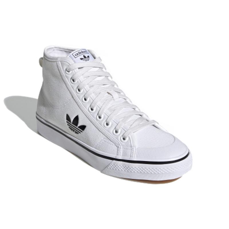 adidas Nizza Hi Cloud White Black Sneakers FW8351