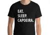 Eat Sleep Capoeira T-Shirt: Soft Cotton Blend, Martial Arts Gift