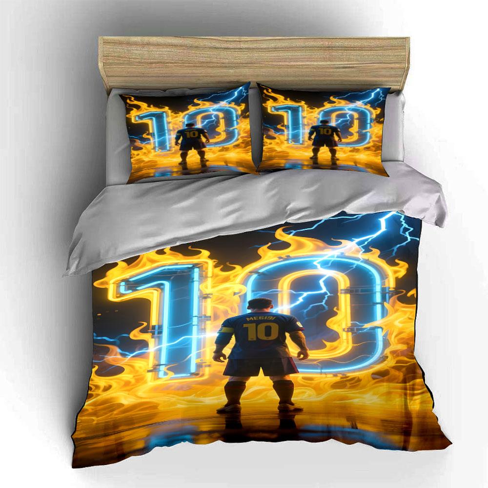 Fiery electrifying brilliance Bedding sets Duvet cover sets Duvet covers Pillowcases(1*Duvet Cover 2*Pillowcases without duvet insert)